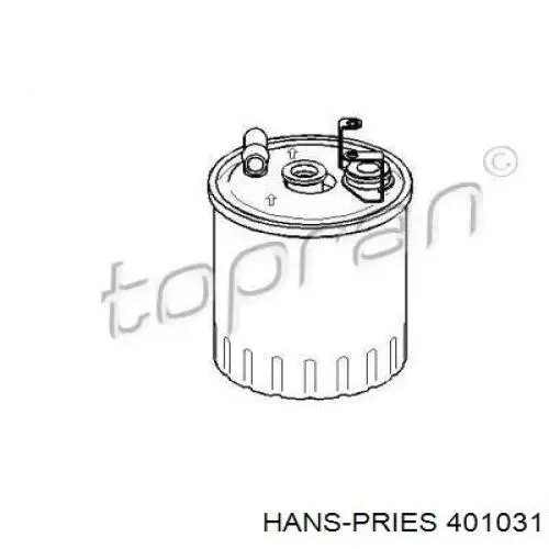 Топливный фильтр 401031 Hans Pries (Topran)