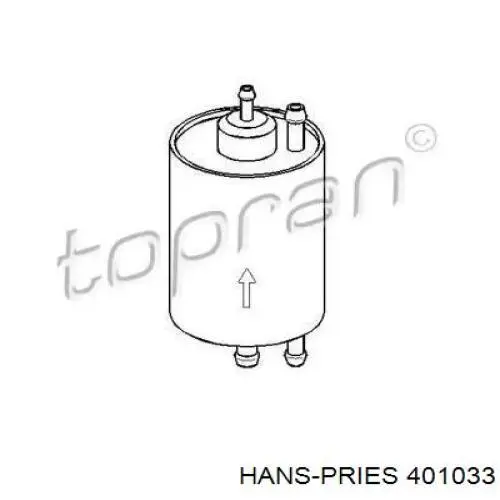 Топливный фильтр 401033 Hans Pries (Topran)