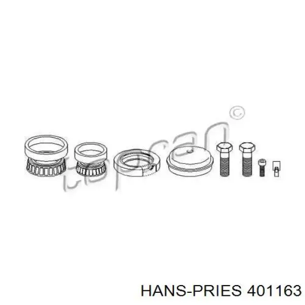 Подшипник ступицы 401163 Hans Pries (Topran)