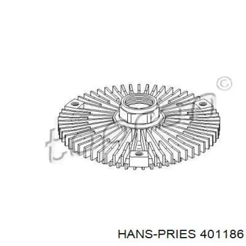 Вискомуфта вентилятора 401186 Hans Pries (Topran)