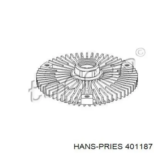 401187 Hans Pries (Topran) вискомуфта (вязкостная муфта вентилятора охлаждения)