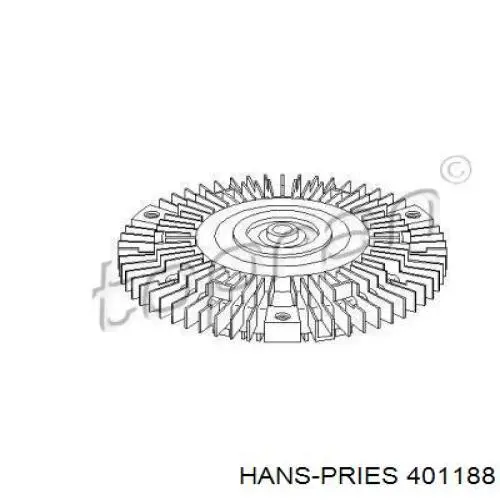 Вискомуфта вентилятора 401188 Hans Pries (Topran)