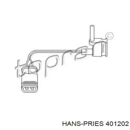 401 202 Hans Pries (Topran) датчик износа тормозных колодок передний левый