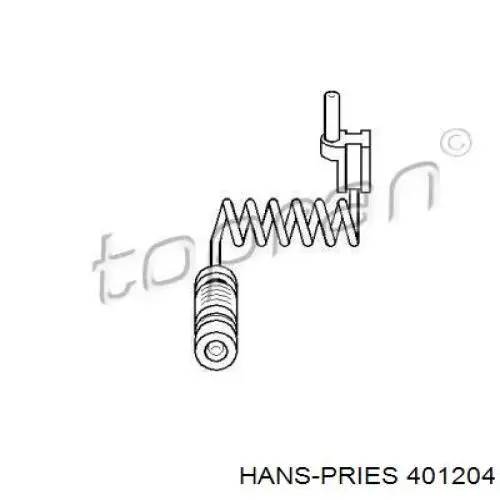 Датчик износа тормозных колодок передний 401204 Hans Pries (Topran)