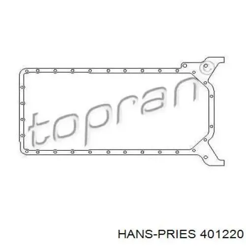 Прокладка пробки поддона двигателя 401220 Hans Pries (Topran)