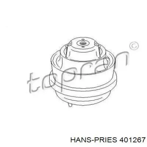 Левая/правая опора двигателя 401267 Hans Pries (Topran)