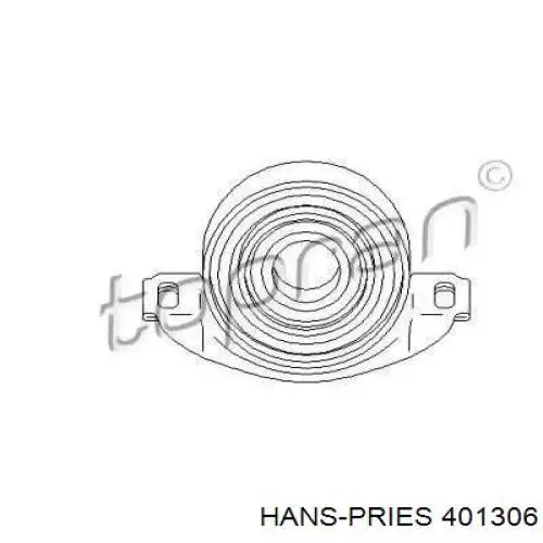 Подвесной подшипник карданного вала 401306 Hans Pries (Topran)