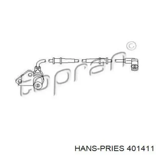 Датчик АБС (ABS) передний левый 401411 Hans Pries (Topran)