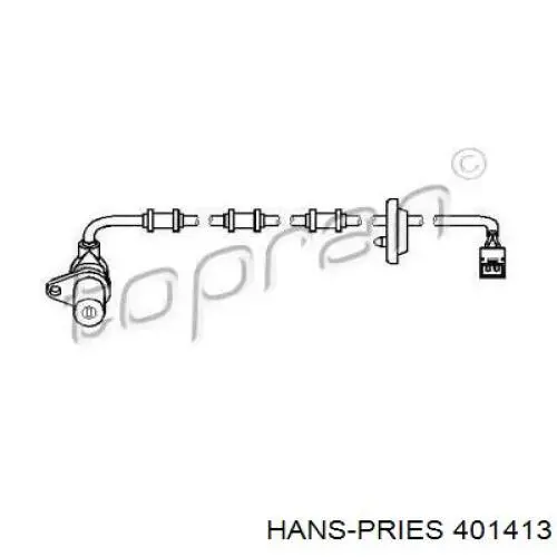 Датчик АБС (ABS) задний левый 401413 Hans Pries (Topran)