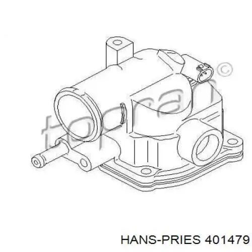 Корпус термостата 401479 Hans Pries (Topran)