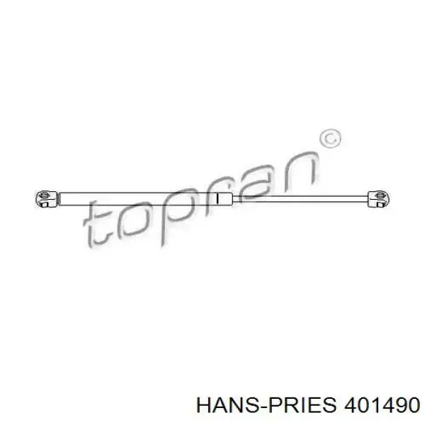 Амортизатор багажника 401490 Hans Pries (Topran)