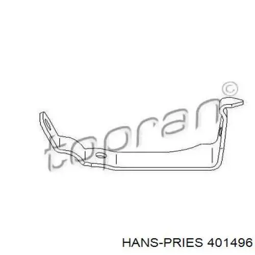 Хомут крепления втулки стабилизатора переднего 401496 Hans Pries (Topran)