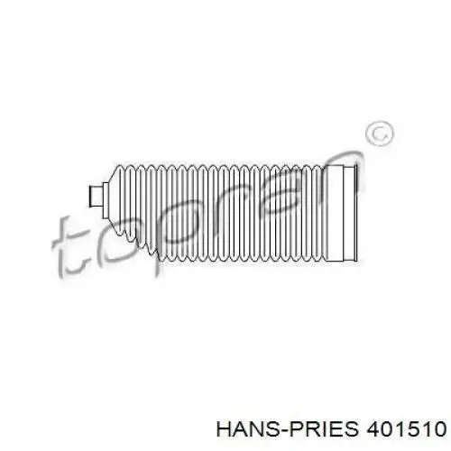 Пыльник рулевого механизма (рейки) правый 401510 Hans Pries (Topran)