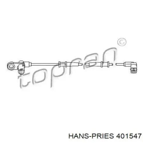 Датчик АБС (ABS) передний 401547 Hans Pries (Topran)