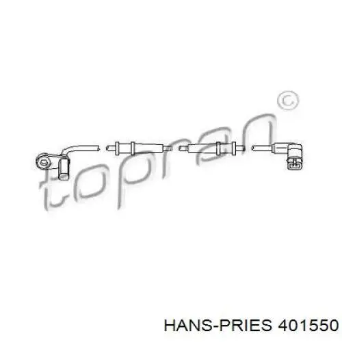 Датчик АБС (ABS) передний 401550 Hans Pries (Topran)