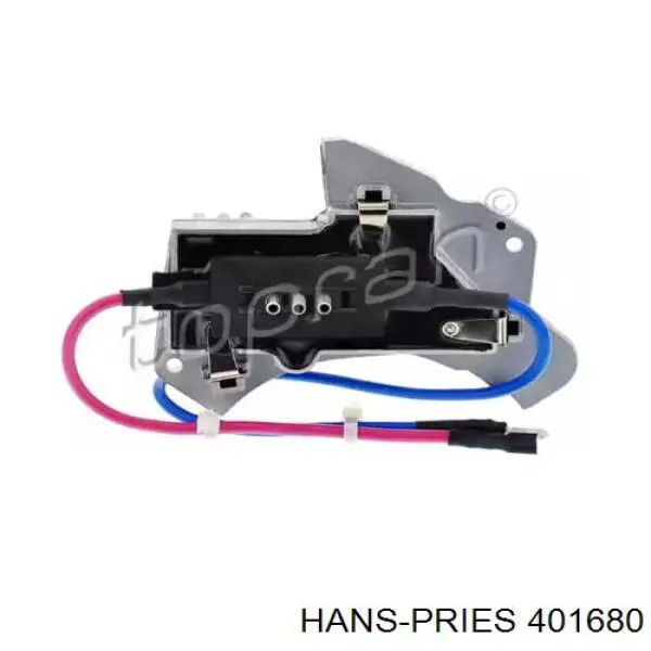 401680 Hans Pries (Topran) резистор (сопротивление вентилятора печки (отопителя салона))
