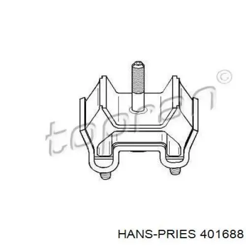 Левая/правая опора двигателя 401688 Hans Pries (Topran)