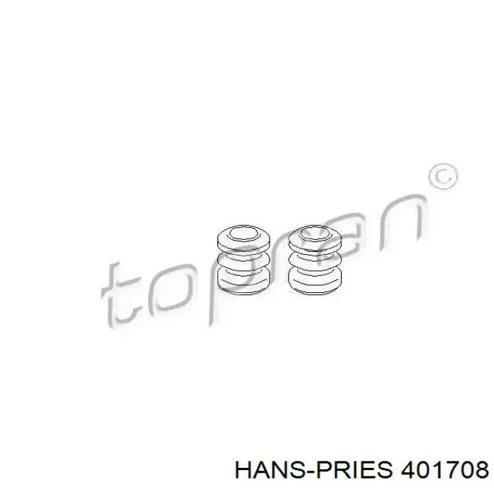 Купить 401708 Hans Pries (Topran) Сайлентблок переднего подрамника