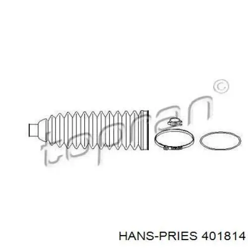 Пыльник рулевой рейки 401814 Hans Pries (Topran)