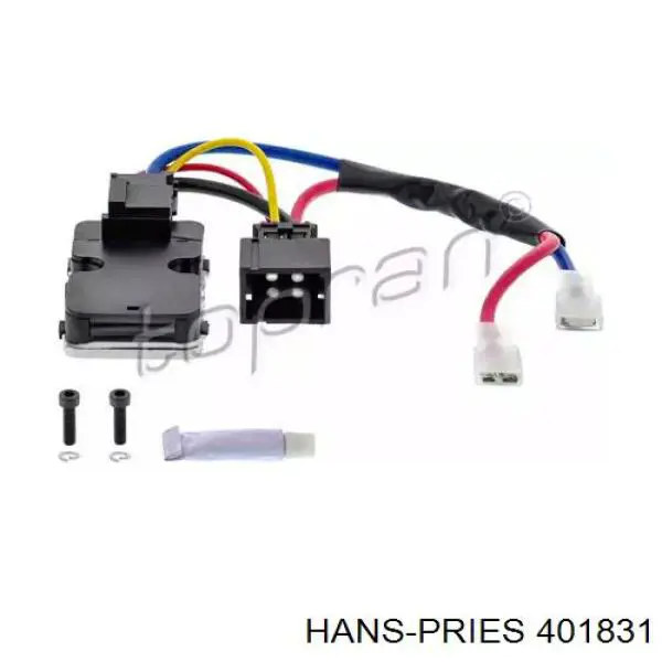 401831 Hans Pries (Topran) резистор (сопротивление вентилятора печки (отопителя салона))