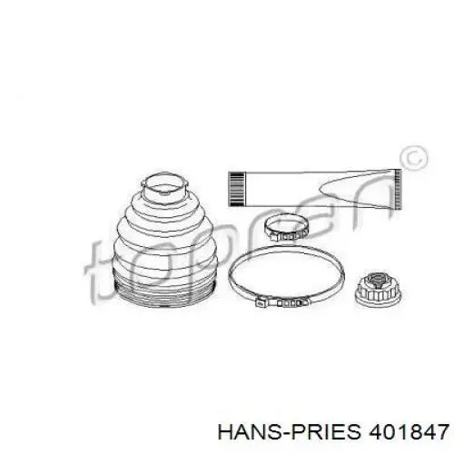 Пыльник ШРУСа наружный 401847 Hans Pries (Topran)