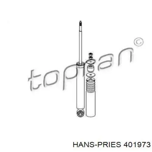 Амортизатор задний 401973 Hans Pries (Topran)