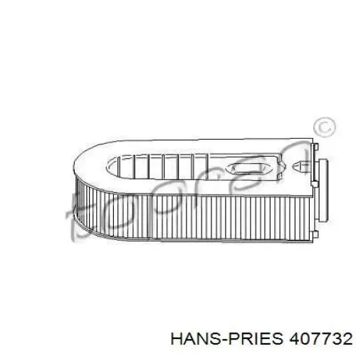 Воздушный фильтр 407732 Hans Pries (Topran)