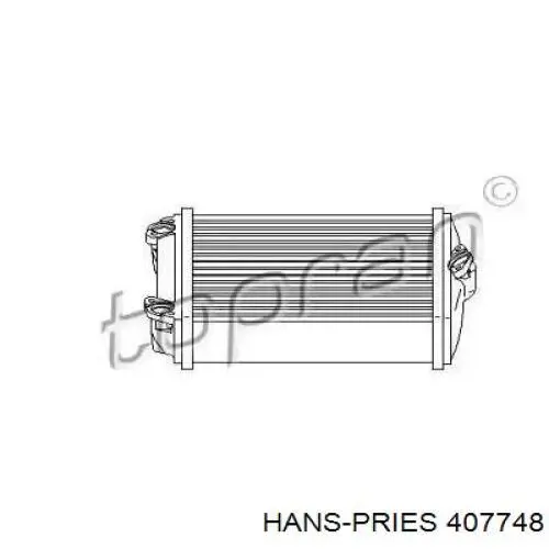 Радиатор печки 407748 Hans Pries (Topran)