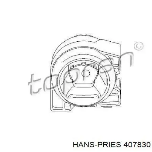 407830 Hans Pries (Topran) подушка (опора двигателя задняя)
