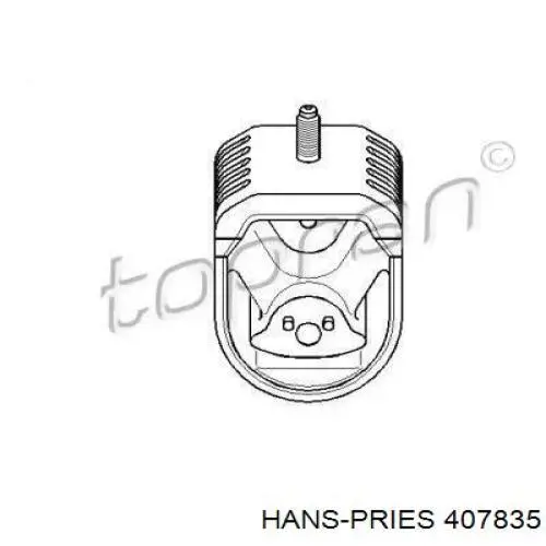 Передняя опора двигателя 407835 Hans Pries (Topran)