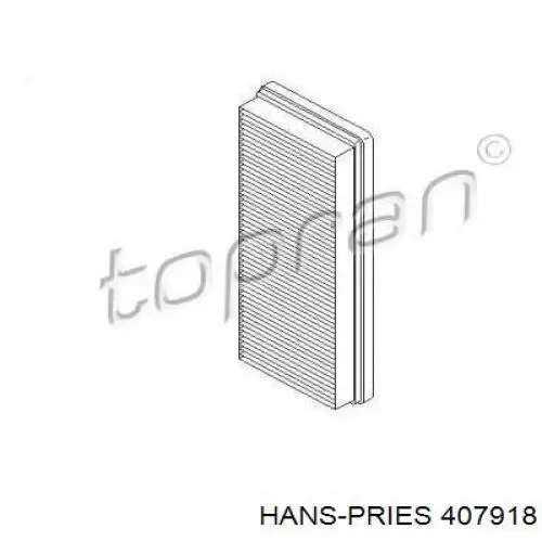 Воздушный фильтр 407918 Hans Pries (Topran)