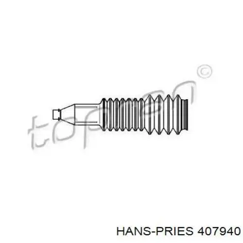 407940 Hans Pries (Topran) пыльник рулевого механизма (рейки левый)