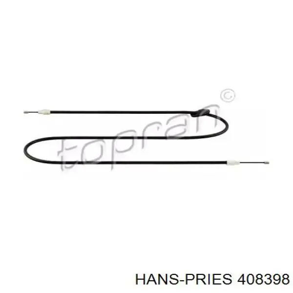 Передний трос ручника 408398 Hans Pries (Topran)