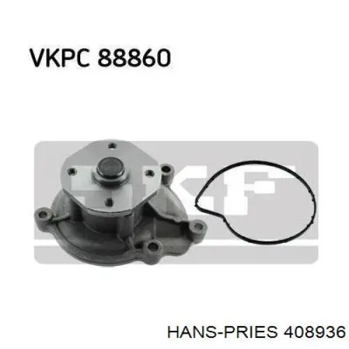 Купить 408936 Hans Pries (Topran) Помпа водяная, дополнительная электрическая