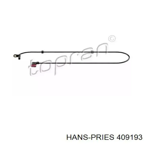 Датчик АБС (ABS) задний 409193 Hans Pries (Topran)