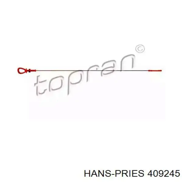 409245 Hans Pries (Topran) sonda (indicador do nível de óleo no motor)