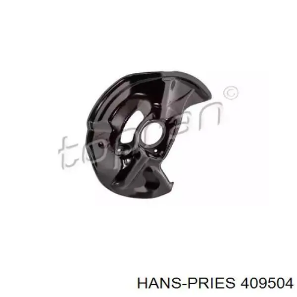 409 504 Hans Pries (Topran) защита тормозного диска переднего правого