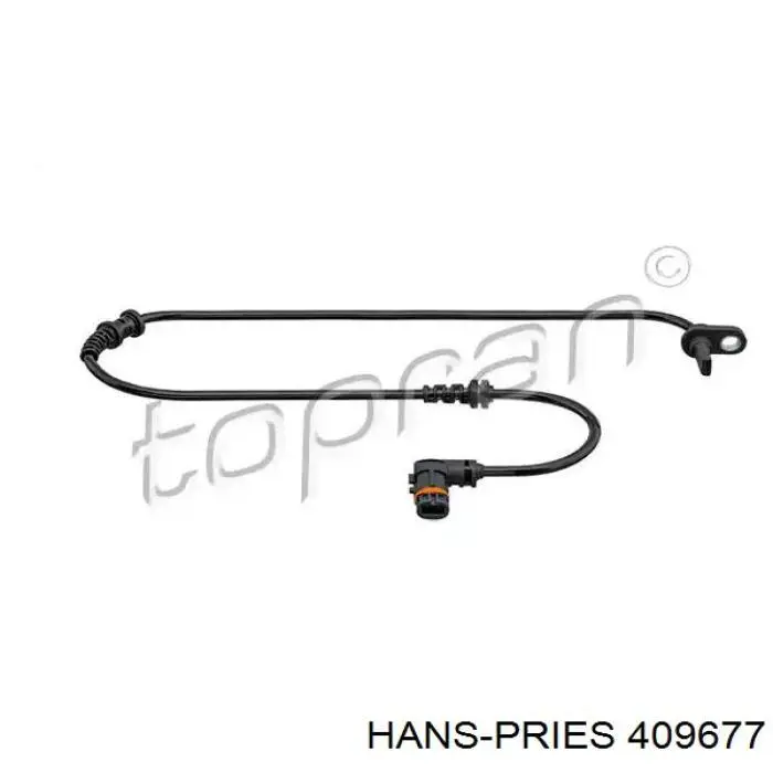 409677 Hans Pries (Topran) sensor dianteiro de abs