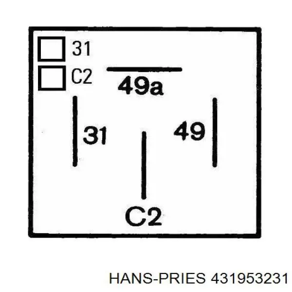 Купить 431953231 Hans Pries (Topran) Реле
