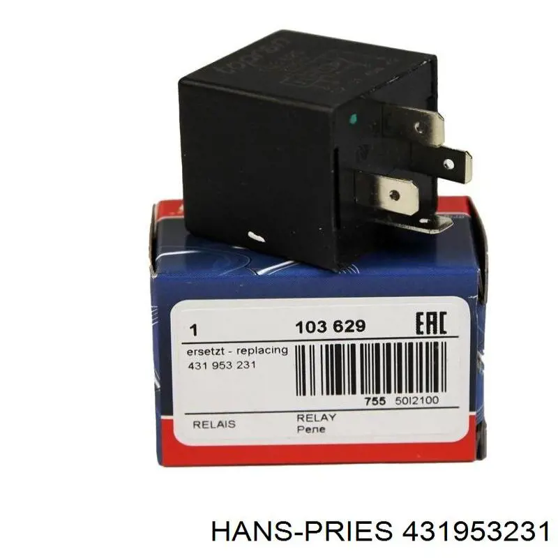 431953231 Hans Pries (Topran) Реле указателей поворотов