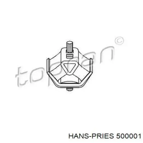 Левая/правая опора двигателя 500001 Hans Pries (Topran)