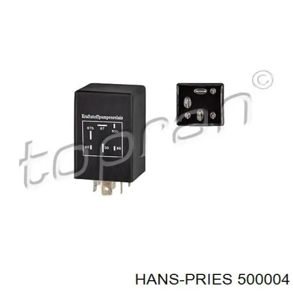 Левая/правая опора двигателя 500004 Hans Pries (Topran)