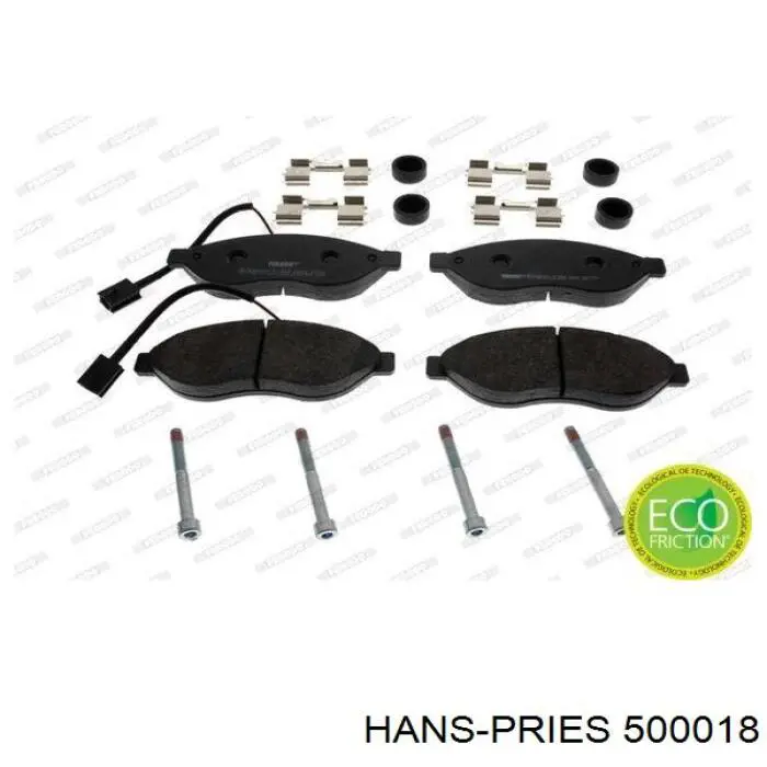 500018 Hans Pries (Topran) Сайлентблок нижнего переднего рычага