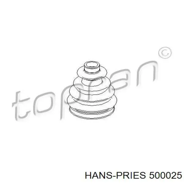 Сайлентблок заднего подрамника Hans Pries (Topran) 500025 цена, от 14.73 USD