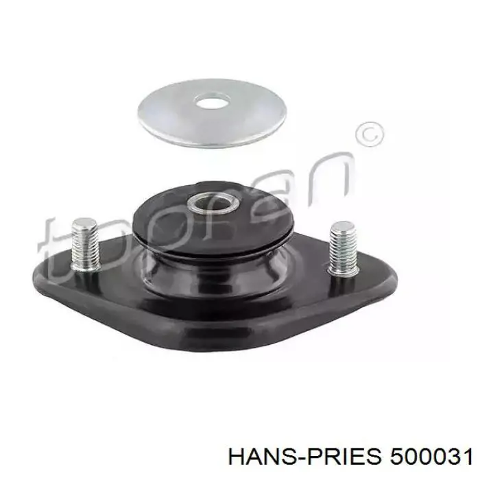 500031 Hans Pries (Topran) suporte de amortecedor traseiro
