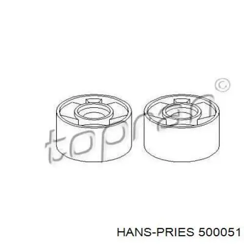 500051 Hans Pries (Topran) сайлентблок переднего нижнего рычага