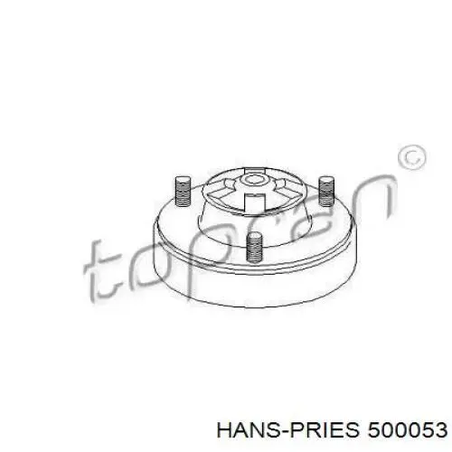 Опора амортизатора заднего 500053 Hans Pries (Topran)