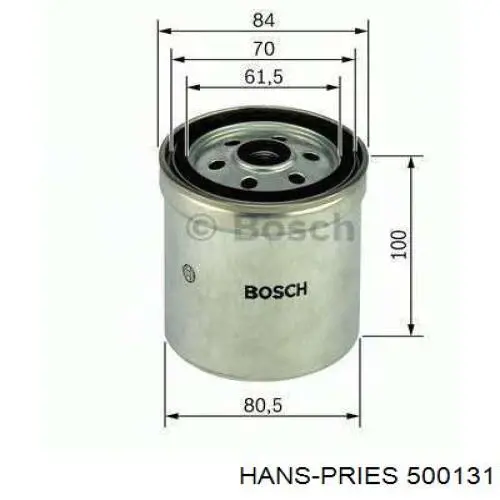 Рычаг передней подвески нижний правый 500131 Hans Pries (Topran)