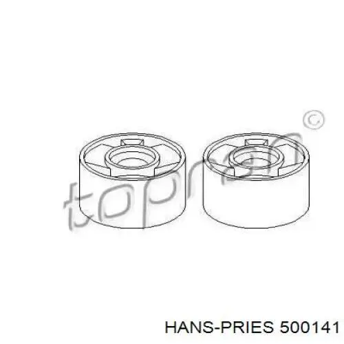 Сайлентблок переднего нижнего рычага 500141 Hans Pries (Topran)