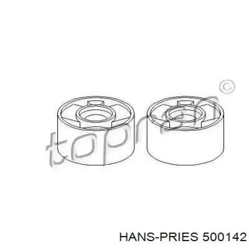 Сайлентблок переднего нижнего рычага 500142 Hans Pries (Topran)